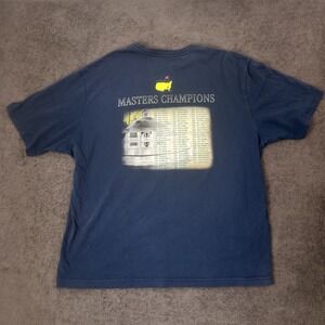 Masters Collection Shirt Mens 2XL Blue 2013 Golf Champions Augusta National Tee